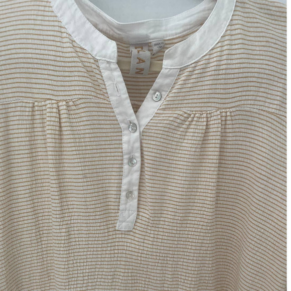 Dolan Anthropologie Striped Henley Top Women's Small - Picture 7 of 8
